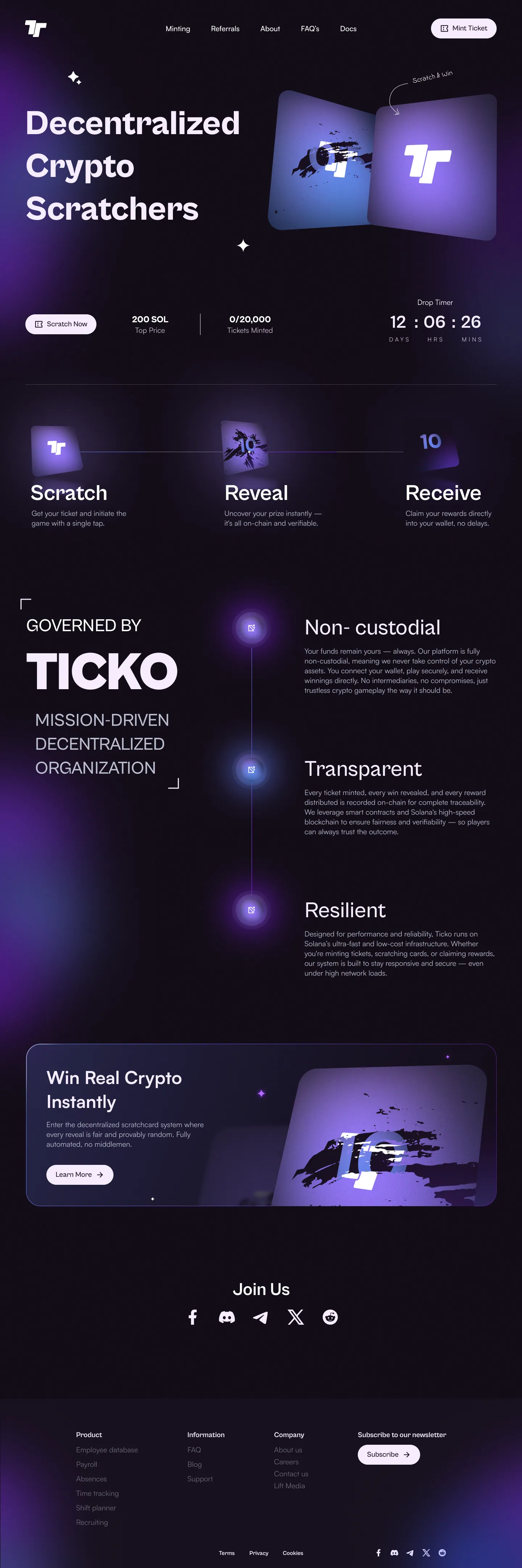 Event Landing Page