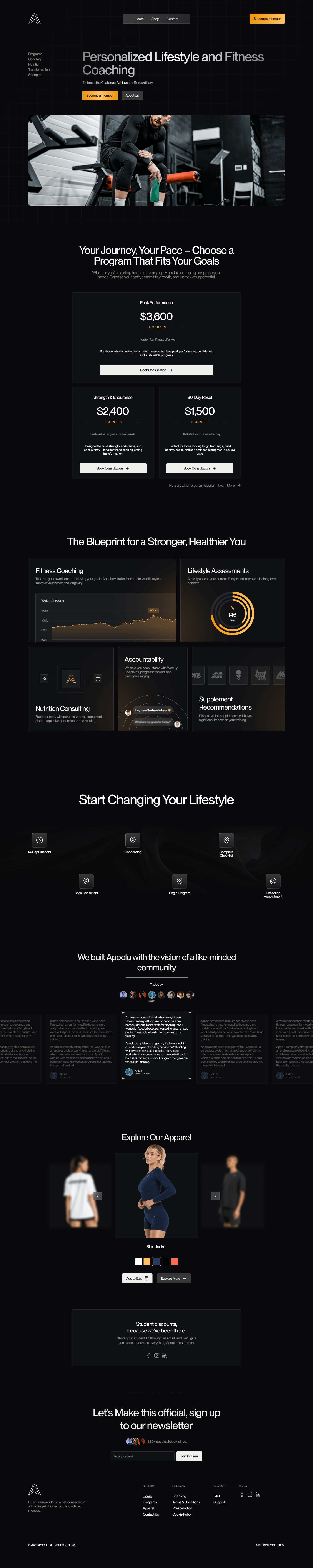 Service Landing Page