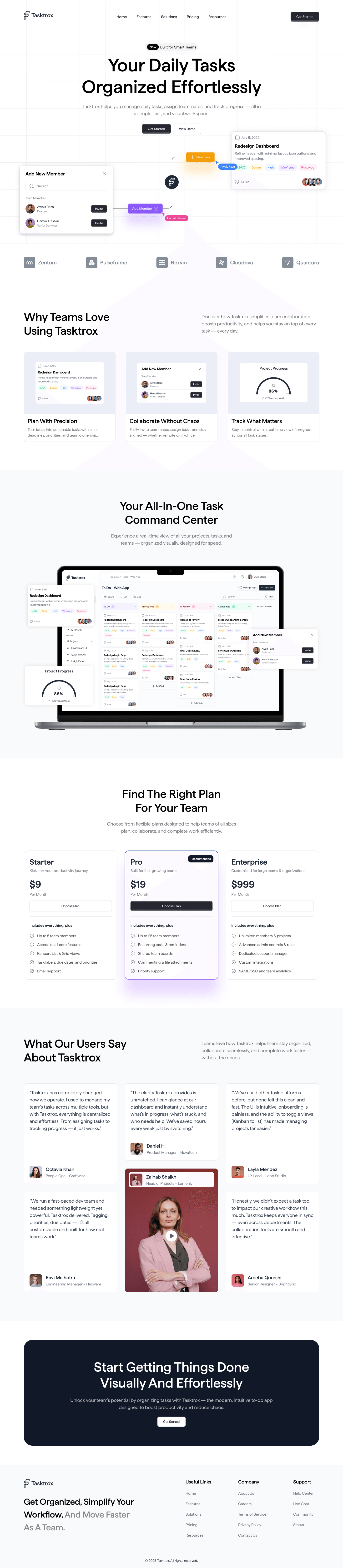 Startup Landing Page