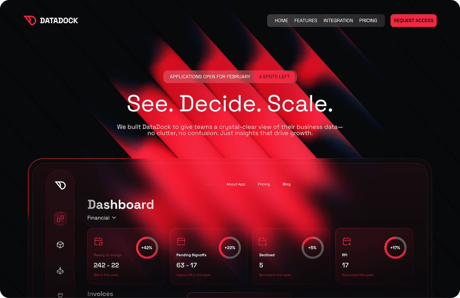 Website Interface Design