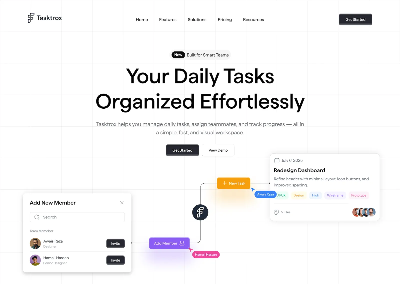 Social Media UI